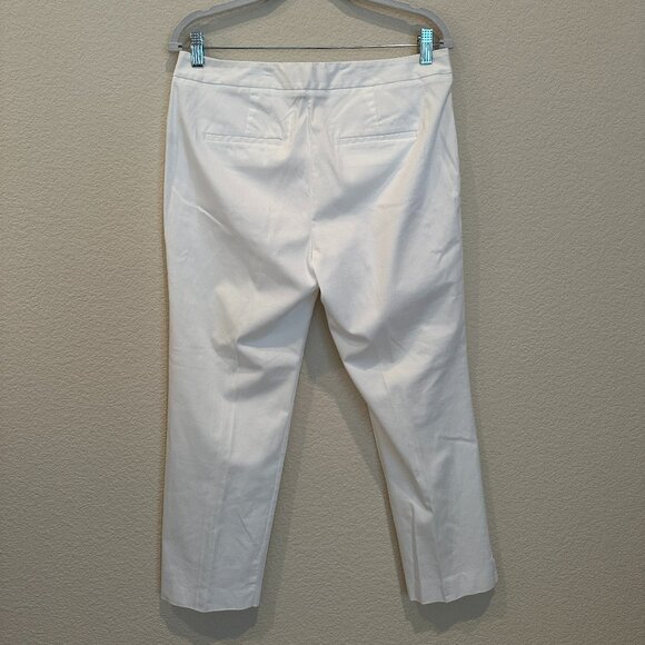 Coldwater Creek Natural Fit 10P White Slacks - Picture 4 of 5